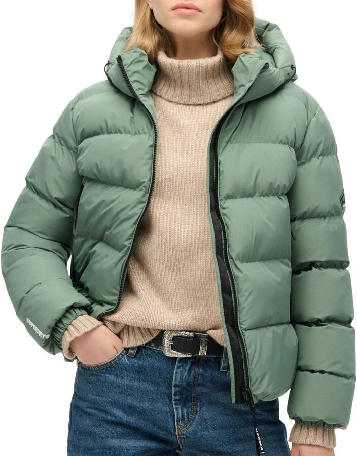 Superdry Gewatteerde jas HOODED SPORTS PUFFER JACKET