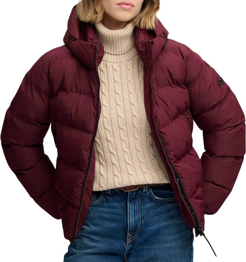 Superdry regular fit jack in doorgestikt design
