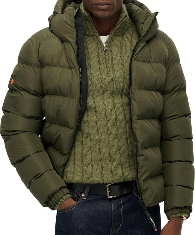 Superdry Gewatteerde jas HOODED SPORTS PUFFER JACKET