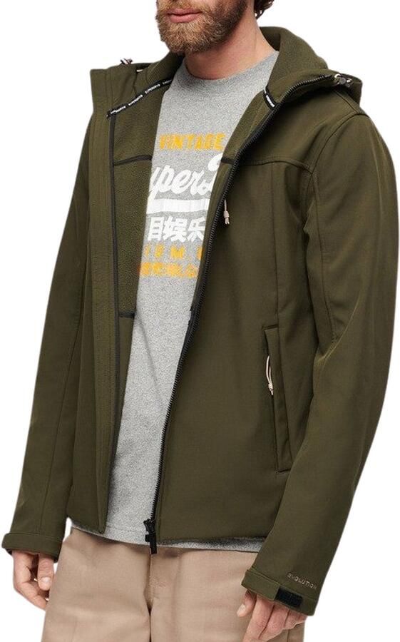 Superdry Hooded Trekker Softshell Jas Heren
