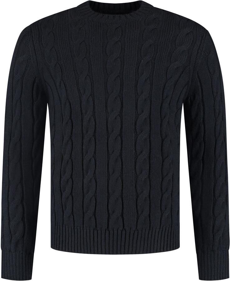 Superdry Sweater Pullover Jacob Cable Navy