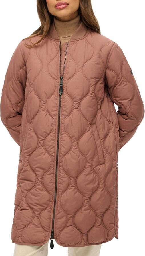Superdry Long Quilted Liner Jas Dames