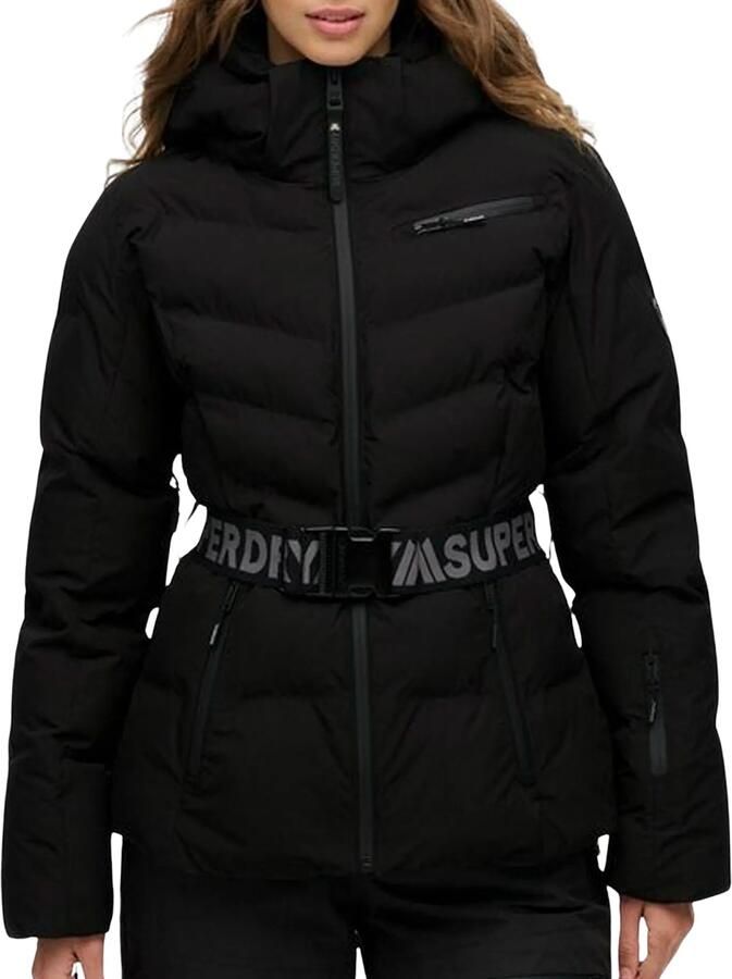 Superdry Luxe Belted Padded Skijas Dames