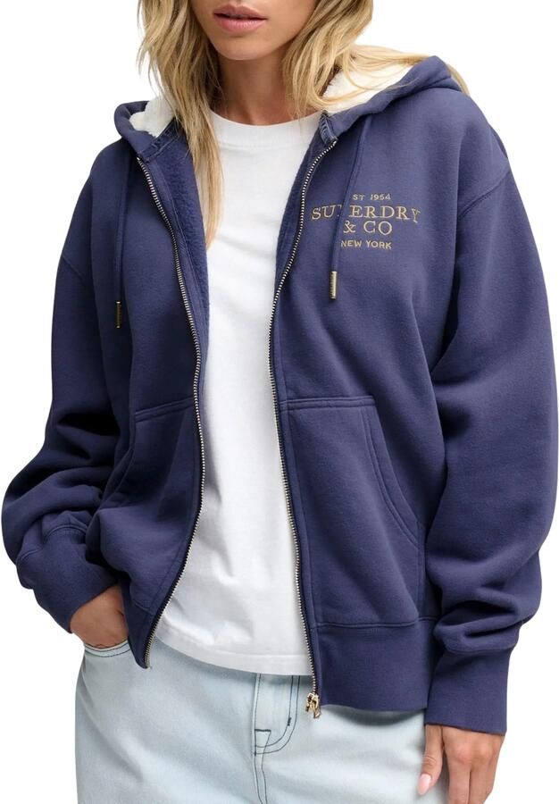 Superdry Luxe Zip Hoodie Dames
