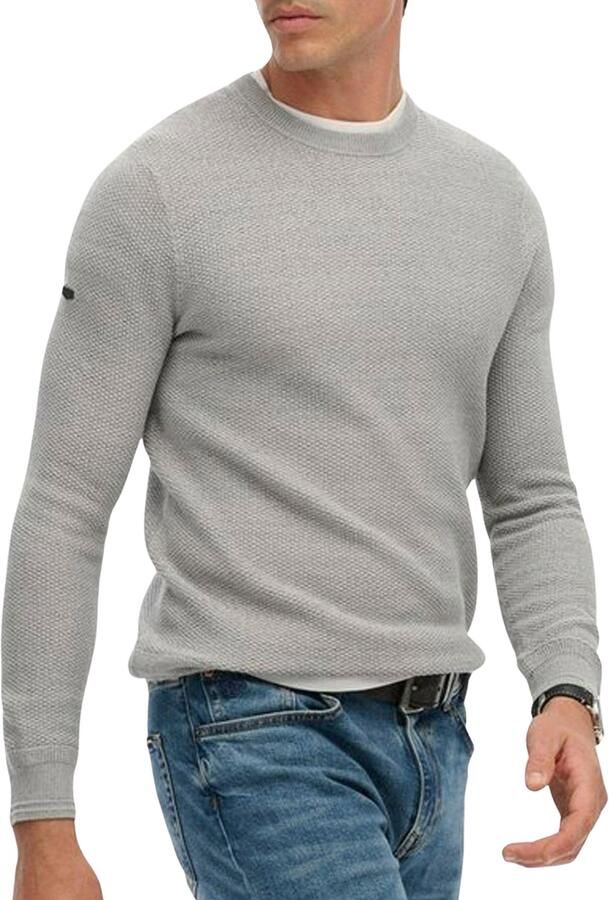 Superdry Lw Cotton Texture Jumper Sweater Heren