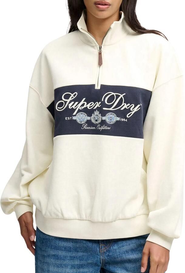 Superdry Sweaters Ornate Script Half Zip