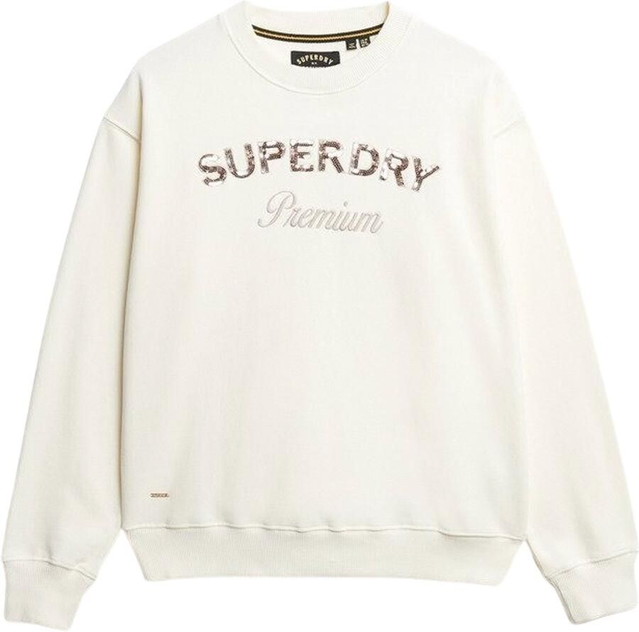 Superdry Premium Design Loose Crew Sweater Dames