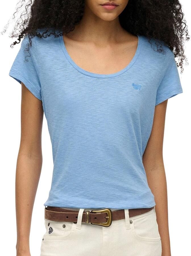 Superdry T-shirt Korte Mouw T-shirt femme Scoop