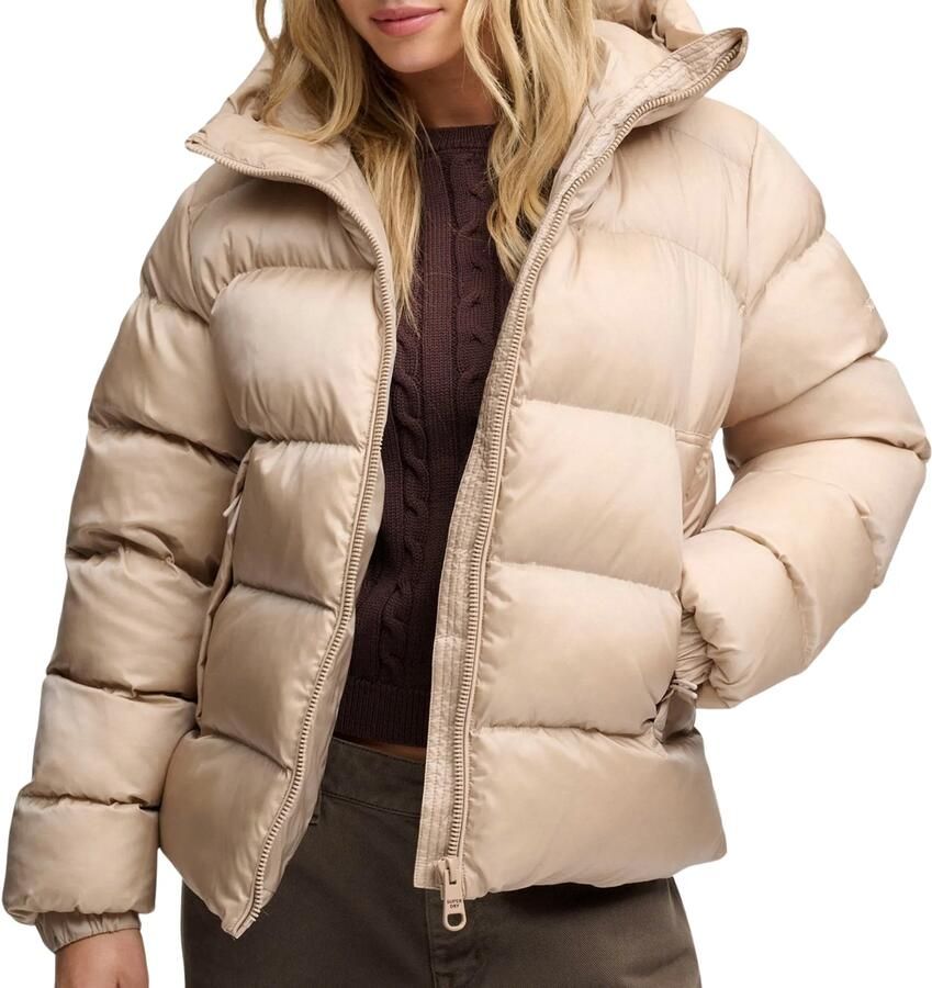 Superdry Shine Puffer Jas Dames