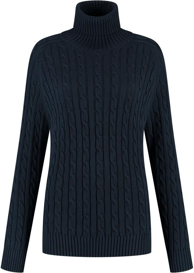 Superdry Slouchy Cable Roll Neck Trui Dames