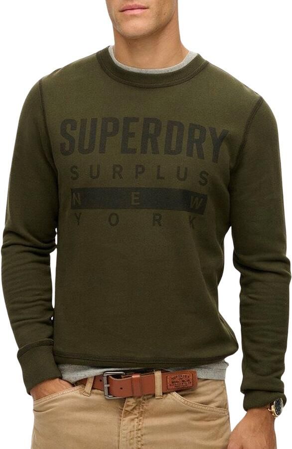 Superdry Surplus Graphic Crew Sweater Heren