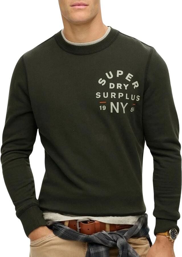 Superdry Surplus Graphic Crew Sweater Heren