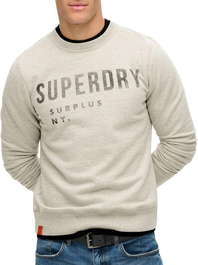 Superdry Surplus Graphic Crew Sweater Heren