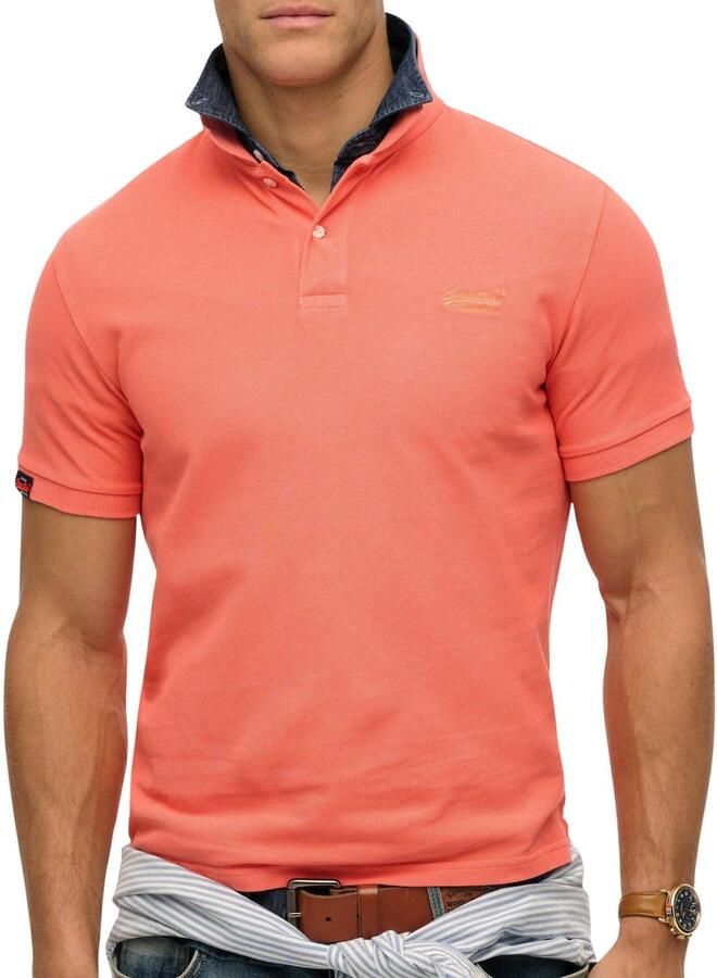 Superdry Polo Shirt Korte Mouw Polo Vint Destroy