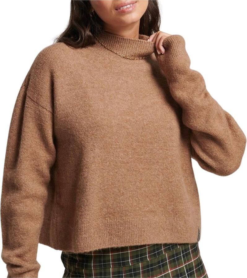 Superdry Vintage Essential Mock Neck Trui Dames