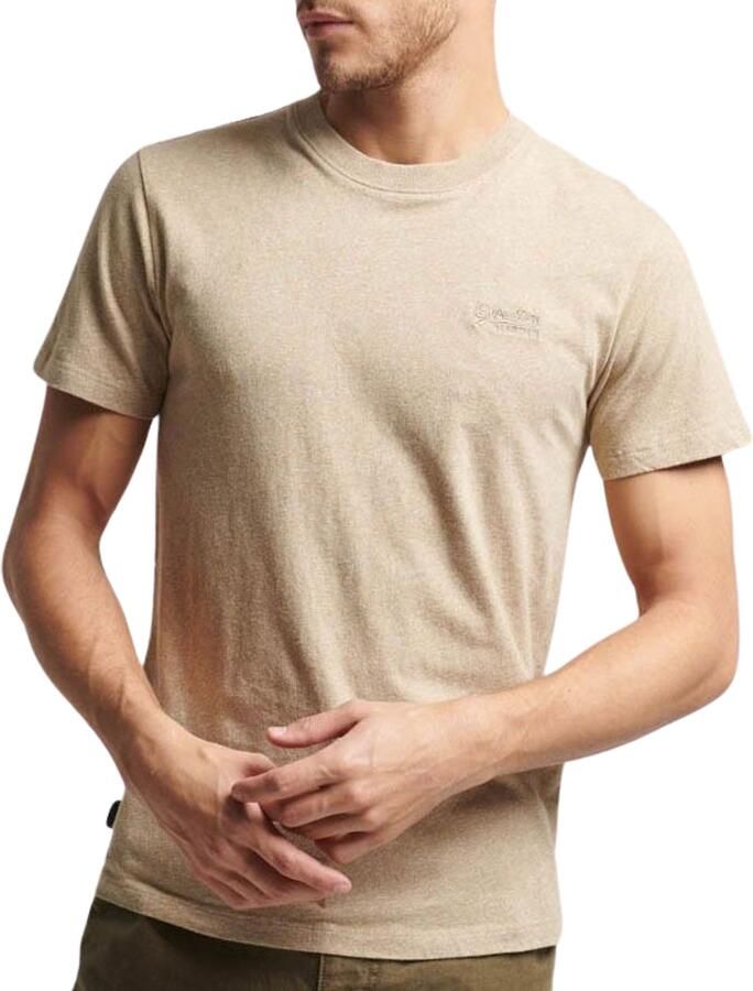 Superdry Beige T-shirts en Polos Klassieke Collectie Beige Heren - Foto 4