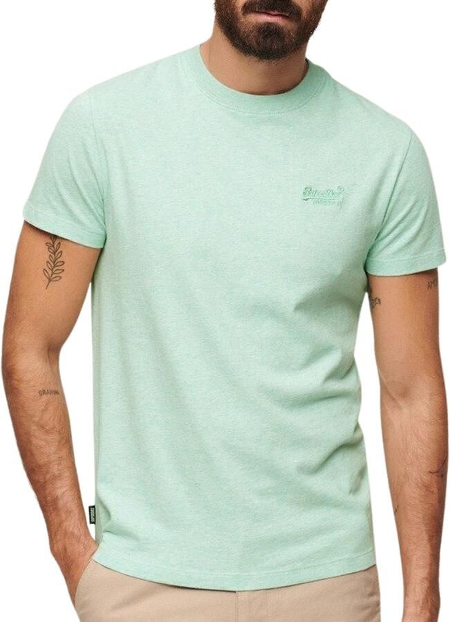 Superdry T-shirt in gemêleerde look model 'Vintage Logo' - Foto 6