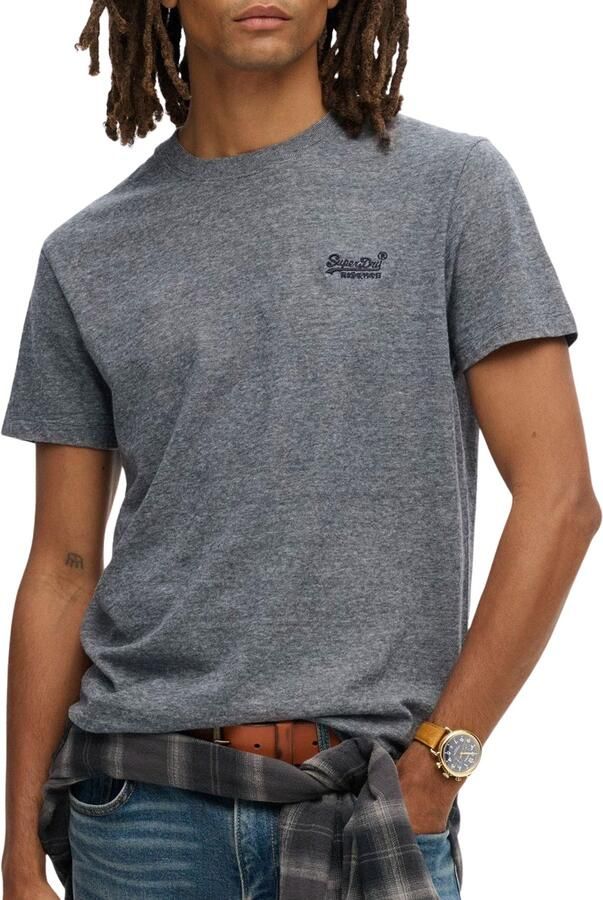 Superdry T-shirt Korte Mouw T-shirt en coton bio Essential Logo