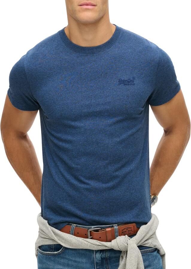 Superdry T-shirt Korte Mouw Vintage logo geborduurd T-shirt