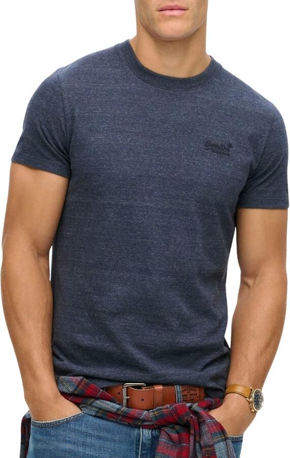 Superdry T-shirt Korte Mouw Vintage logo geborduurd T-shirt