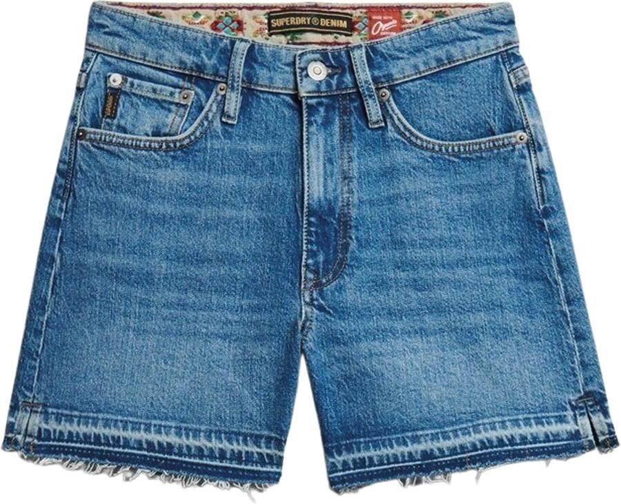 Superdry Vintage Mid Rise Cut Off Short Dames