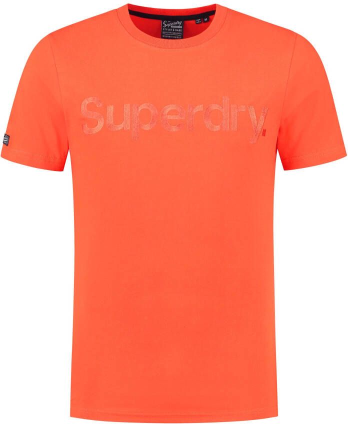 Superdry Tonal Embroidered Logo Shirt Heren