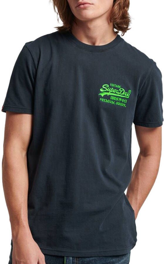 Superdry Vintage Logo Neon Shirt Heren