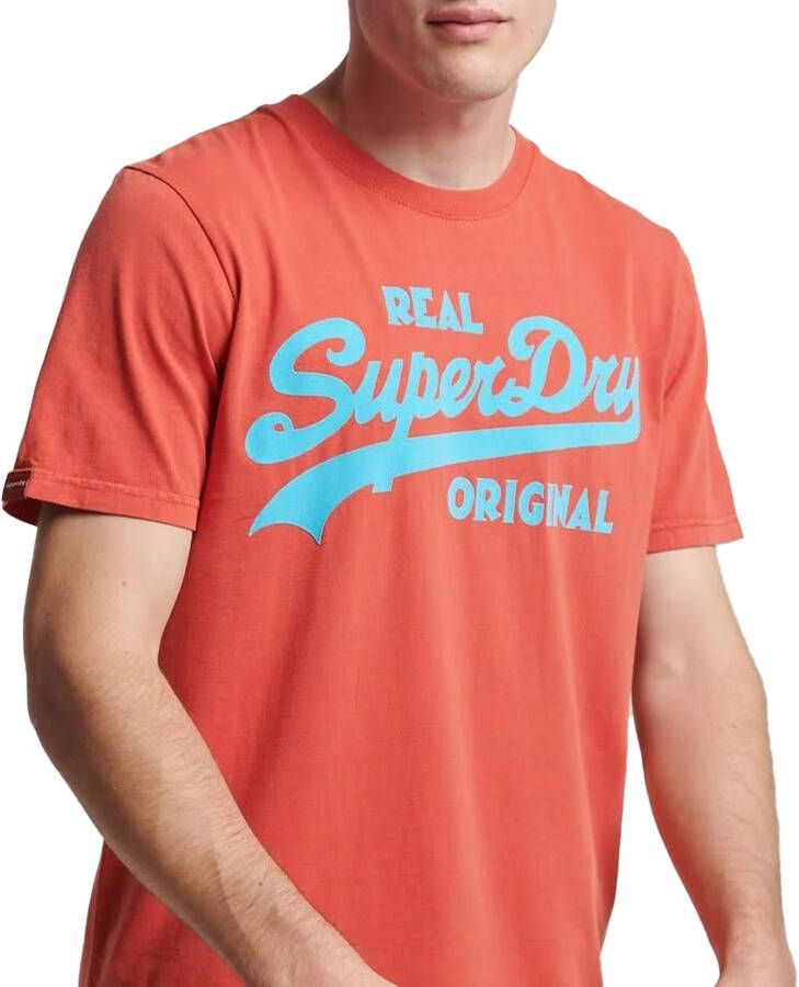 Superdry Vintage Logo Neon Shirt Heren