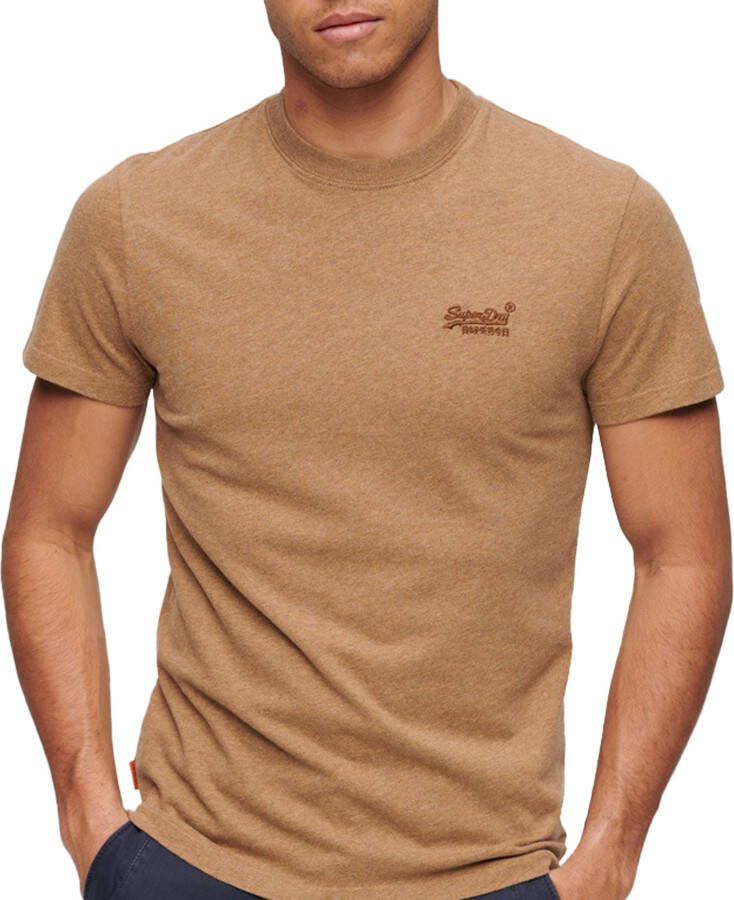 Superdry T-shirt Korte Mouw T-shirt en coton bio Essential Logo