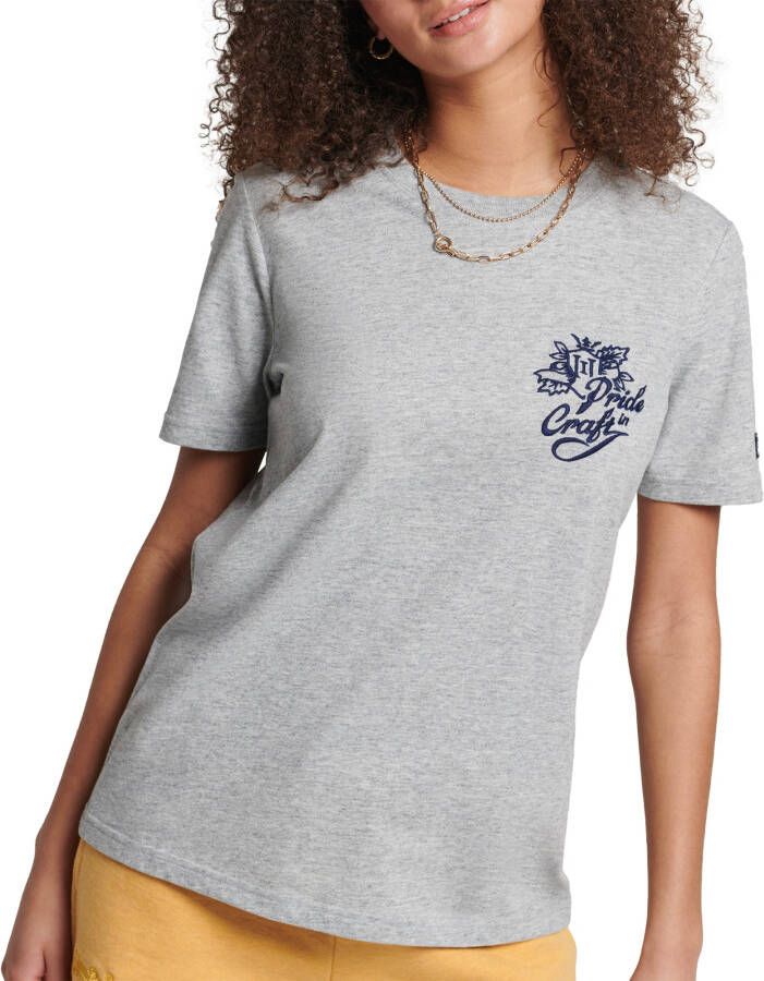 Superdry Shirt met korte mouwen Vintage „pride in Craft“ T-shirt
