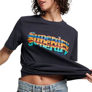 Superdry Vintage Scripted Infill Shirt Dames