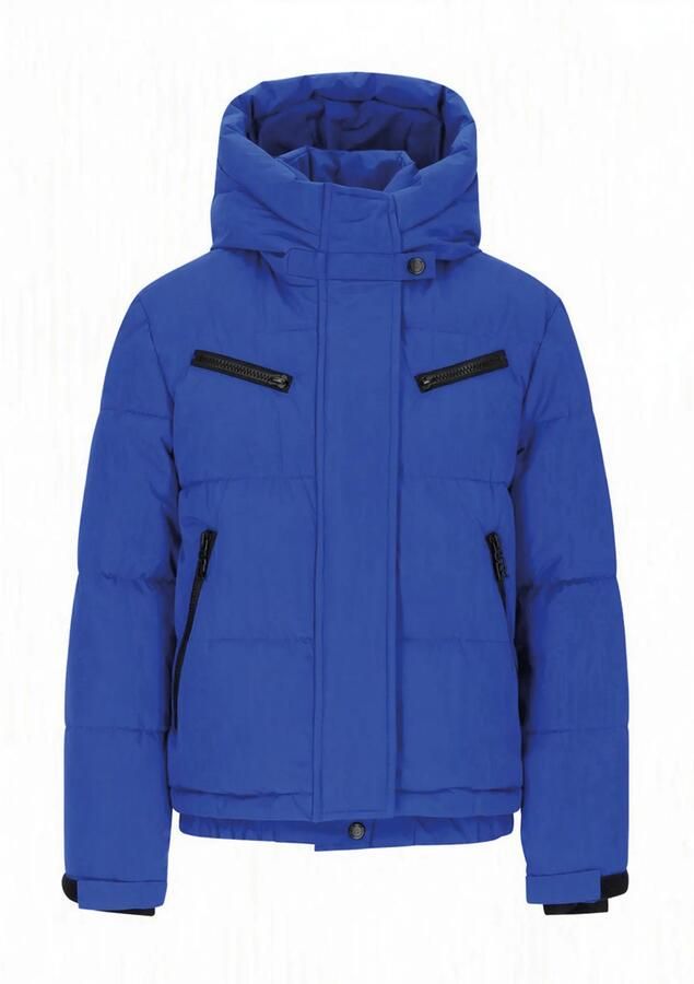 SuperRebel ski-jas kobalt blauw Skijack Meisjes Polyester Capuchon Effen - Foto 2
