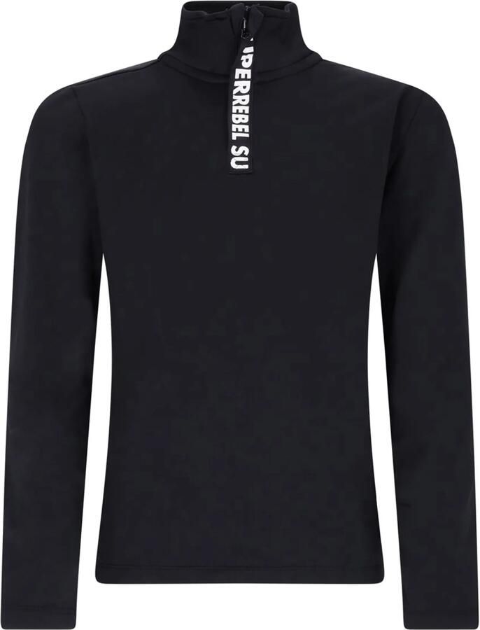 SuperRebel Dri-FIT skipully zwart Polyester Col Effen