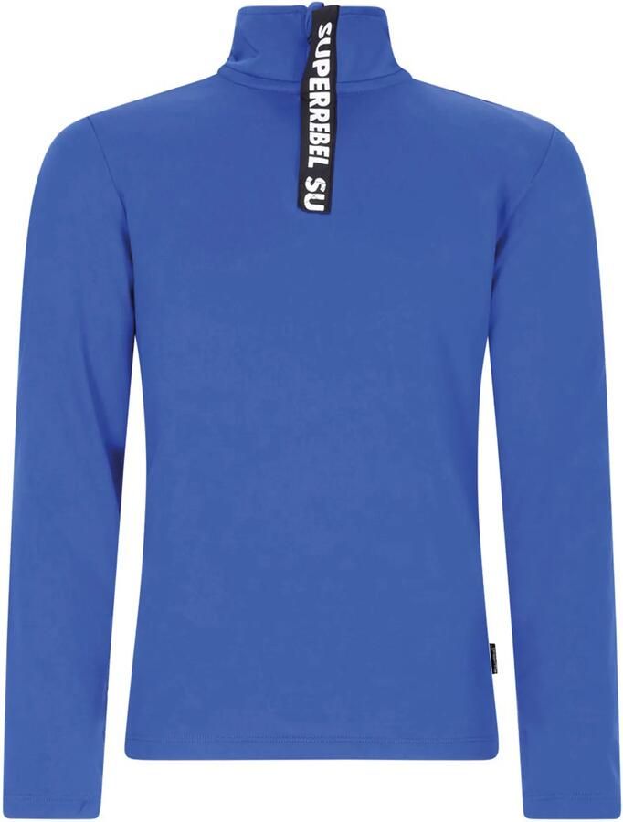 SuperRebel Dri-FIT skipully blauw Polyester Col Effen