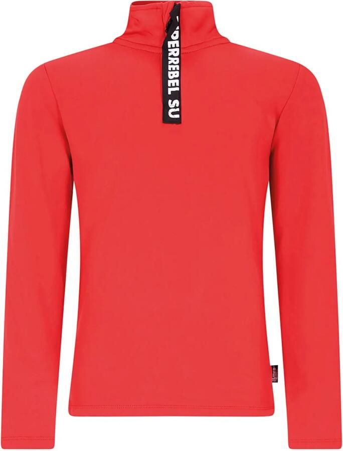 SuperRebel Dri-FIT skipully rood Polyester Col Effen