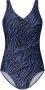 Ten Cate Swim Tweka badpak zwart blauw - Thumbnail 2