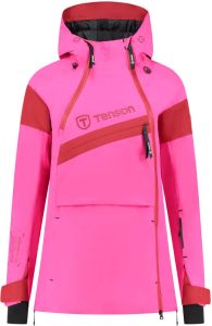 TENSON aerismo jackorak ski jas roze rood dames