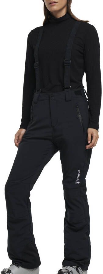 TENSON softshell skibroek zwart dames