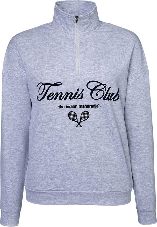 The Indian Maharadja Half Zip Trainingssweater Dames
