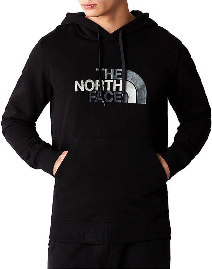 The North Face Zwarte hoodie met verstelbare capuchon en voorzak Zwart Heren
