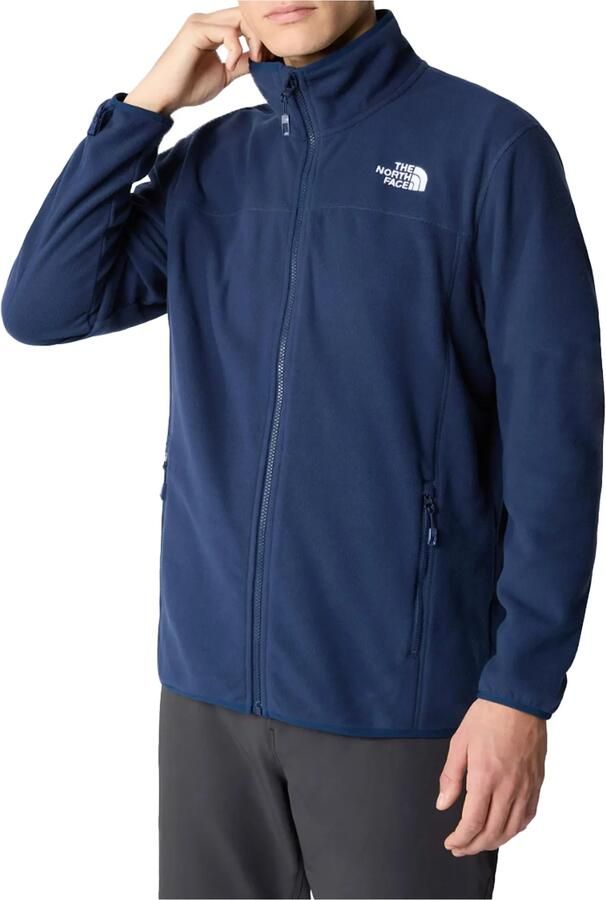 The North Face Warm en comfortabel fleece vest met ritssluiting Blauw Heren