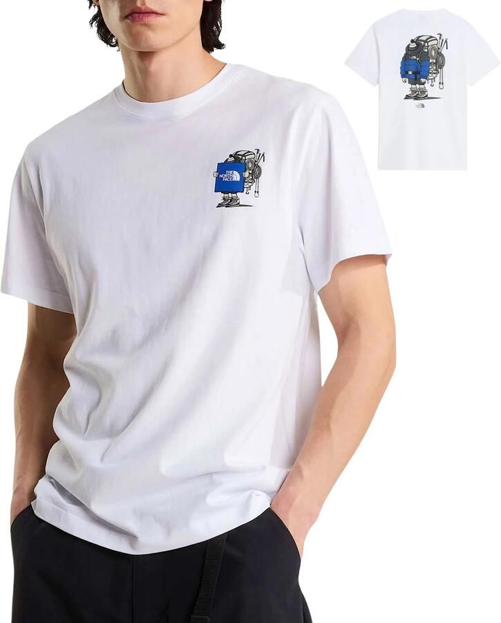 The North Face T-shirt van pure katoen model 'Gear Up Get Out'