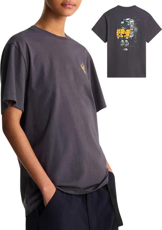 The North Face T-shirt van pure katoen model 'Gear Up Get Out'