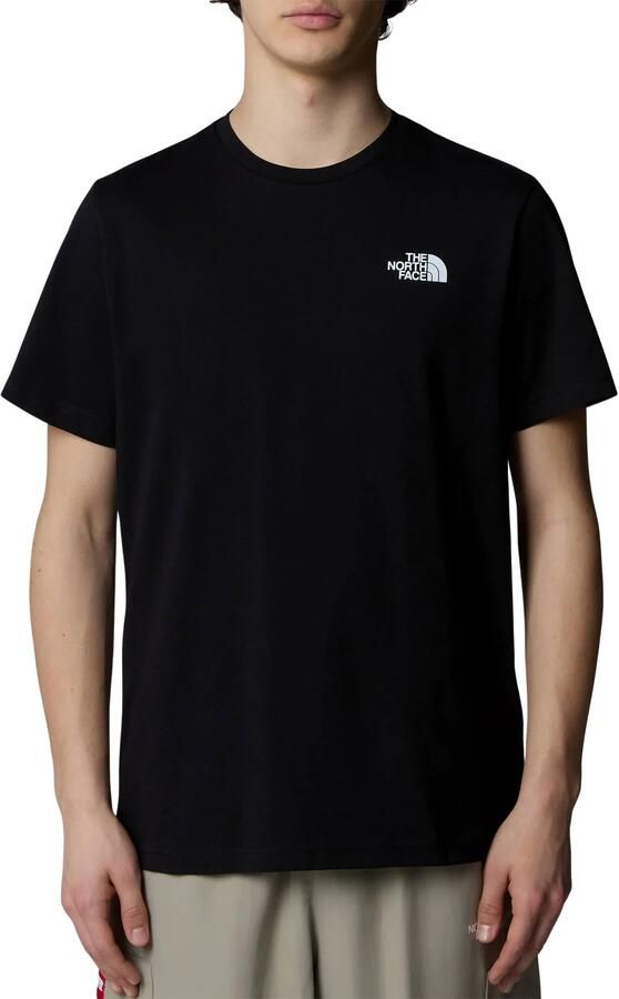 The North Face Redbox Korte Mouw T-shirt voor Mannen Black Heren