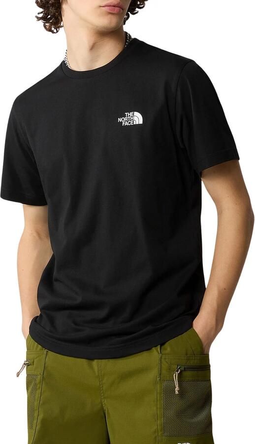The North Face Eenvoudige Dome Logo Katoenen T-shirt Black Heren - Foto 5