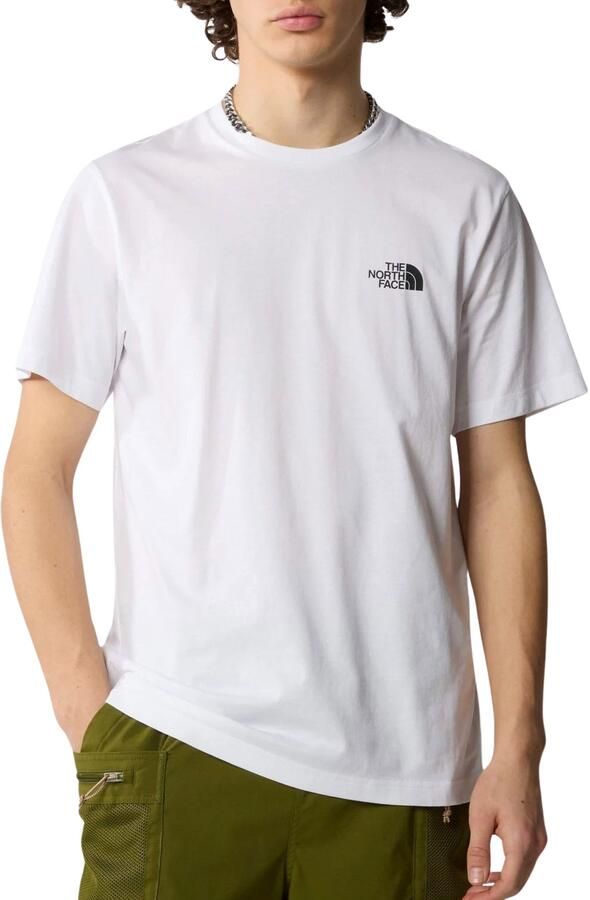 The North Face T-shirt NF0A87NG M SS SIMPLE DOME-FN41 TNF WHITE