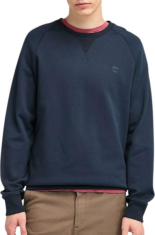 Timberland Blauwe Katoenen Trui voor Mannen Blue Heren