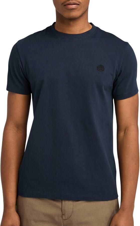 Timberland Korte Mouw Heren T-Shirt Dunstan River Model Blue Heren