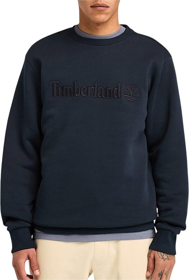 Timberland Blauwe Katoenen Trui voor Mannen Blue Heren