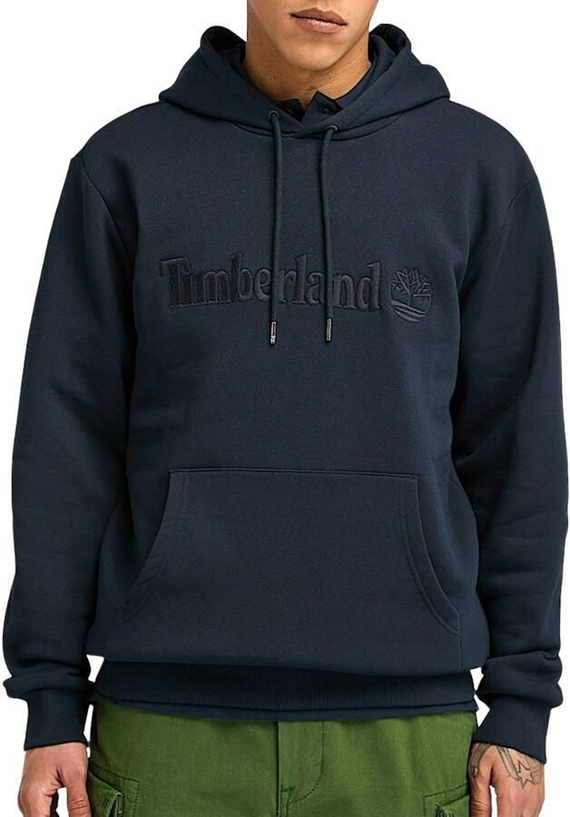 Timberland Heren hoodie synthetisch materiaal Hampthon model Blue Heren